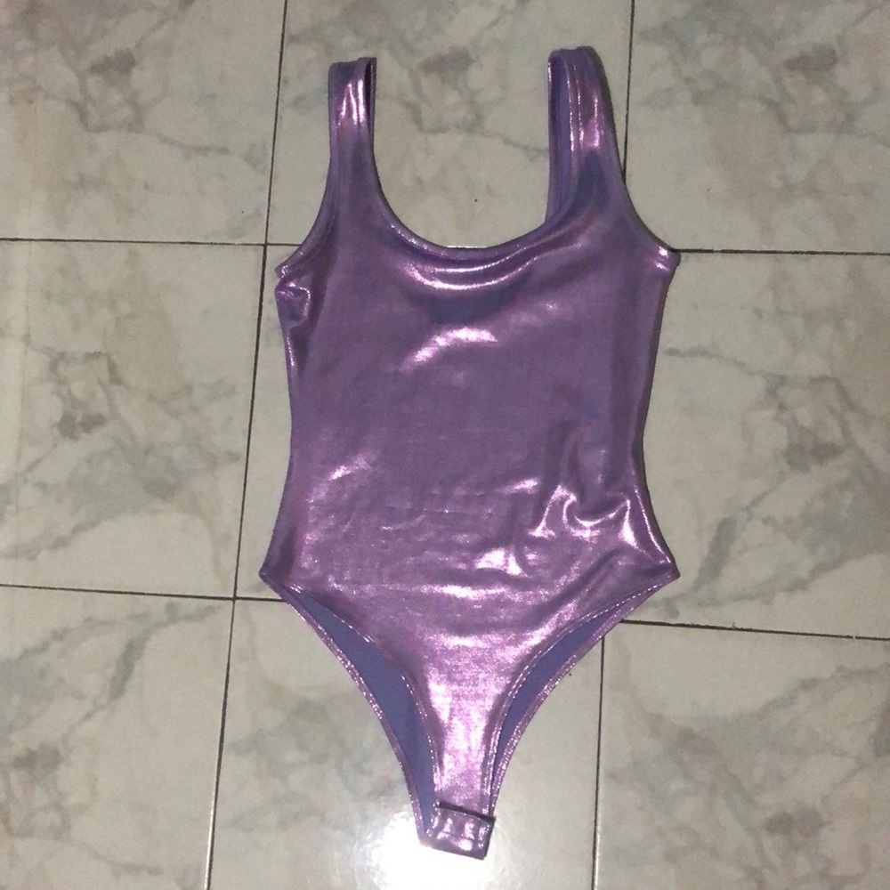 Purple mermaid look bodysuit